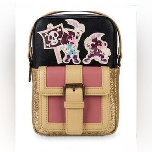 Disney Parks Pirates of the Caribbean Mickey Crossbody Bag NWT